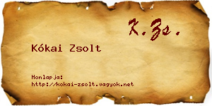 Kókai Zsolt névjegykártya